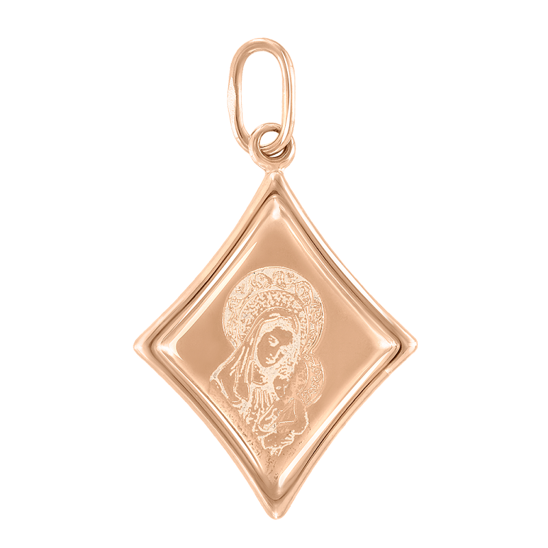 Ikonenanhänger aus Rotgold 585