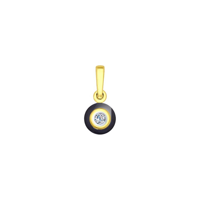 Anhänger aus Gelbgold 585 mit Brillant