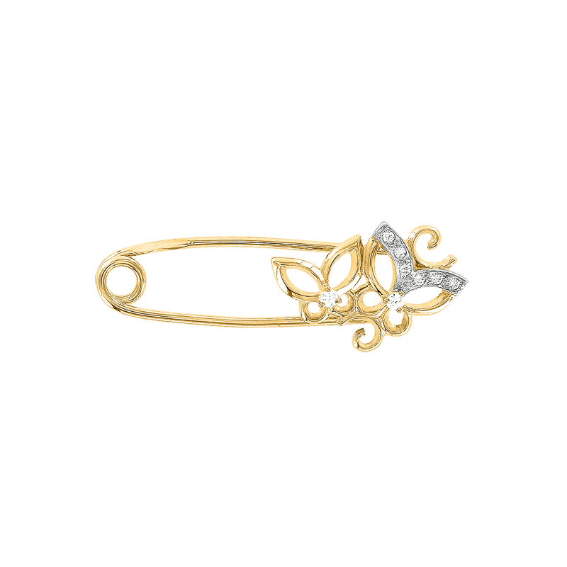 Anhänger aus Gelbgold 585 mit Zirkonia