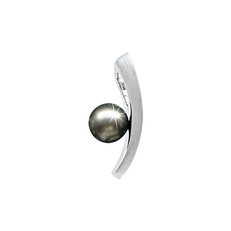 Anhänger aus Silber 925 mit Perle und Zirkonia