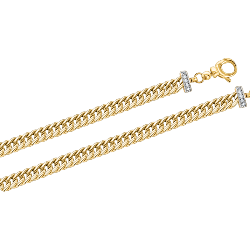 Armband aus Gelbgold 585 mit Zirkonia
