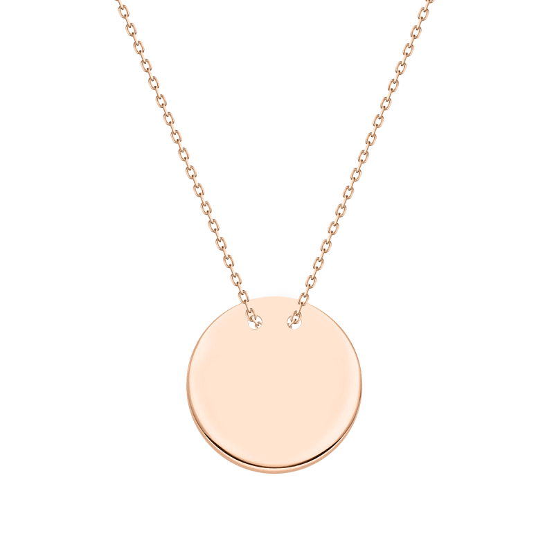 Collier aus Rotgold 585 mit Zirkonia