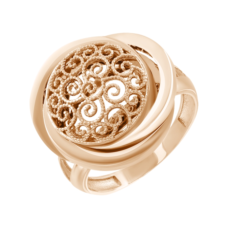 Rotgold 585 Damenring