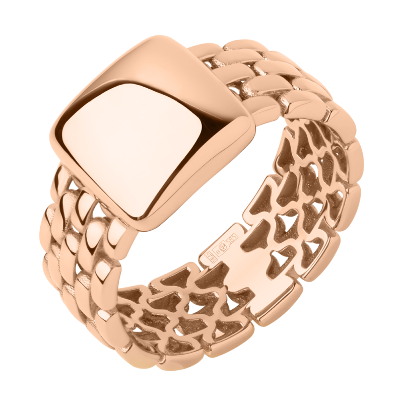 Rotgold 585 Damenring