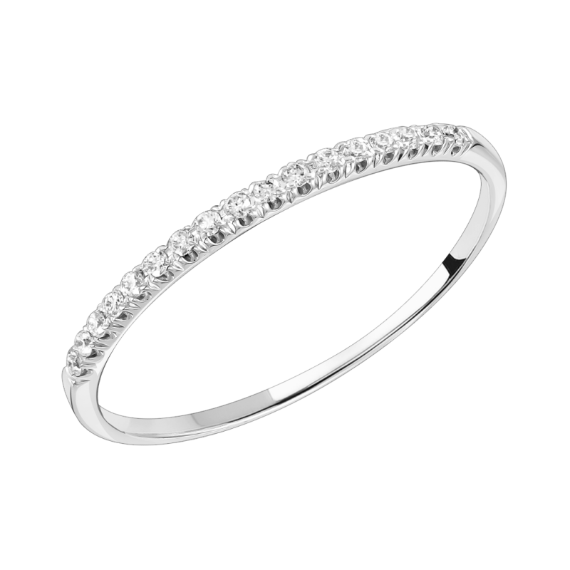 Damenring aus Weißgold 585 mit Brillant