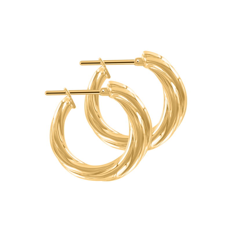 Goldohrringe aus Gelbgold 585