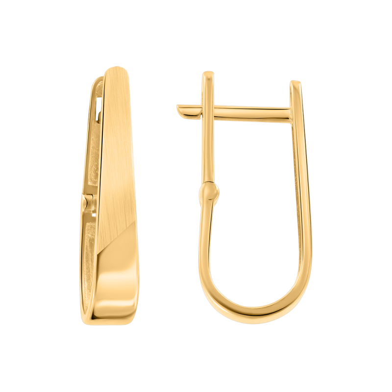 Goldohrringe aus Gelbgold 585