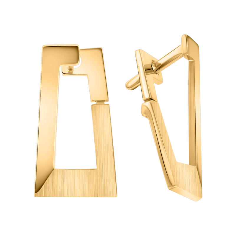 Goldohrringe aus Gelbgold 585