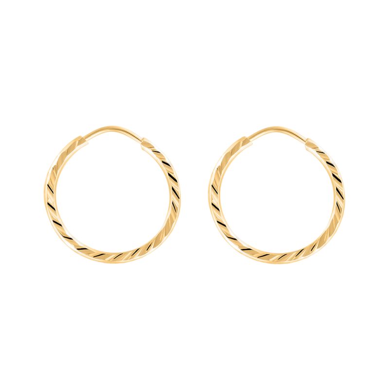Goldohrringe aus Gelbgold 585
