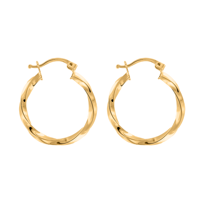 Goldohrringe aus Gelbgold 585