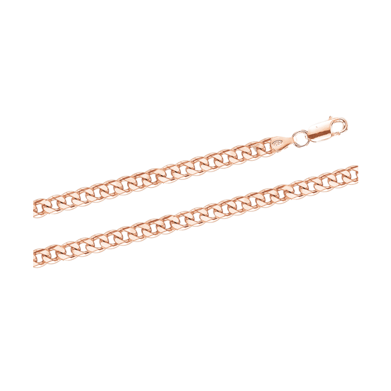 Kette / Armband aus Silber 925, rotgold vergoldet