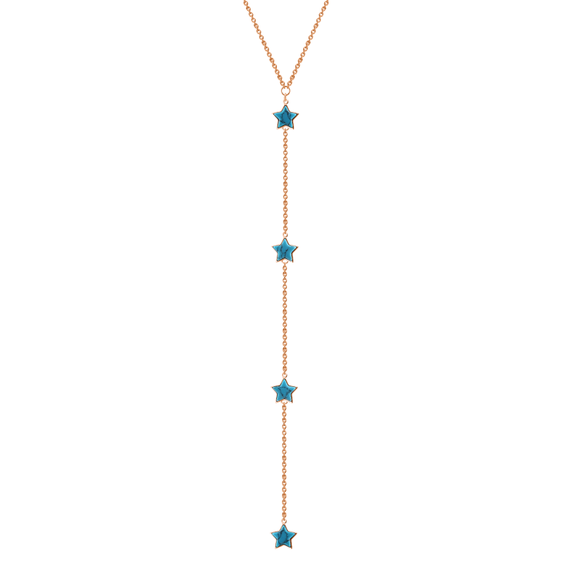 Kette aus Silber 925, rotgold vergoldet