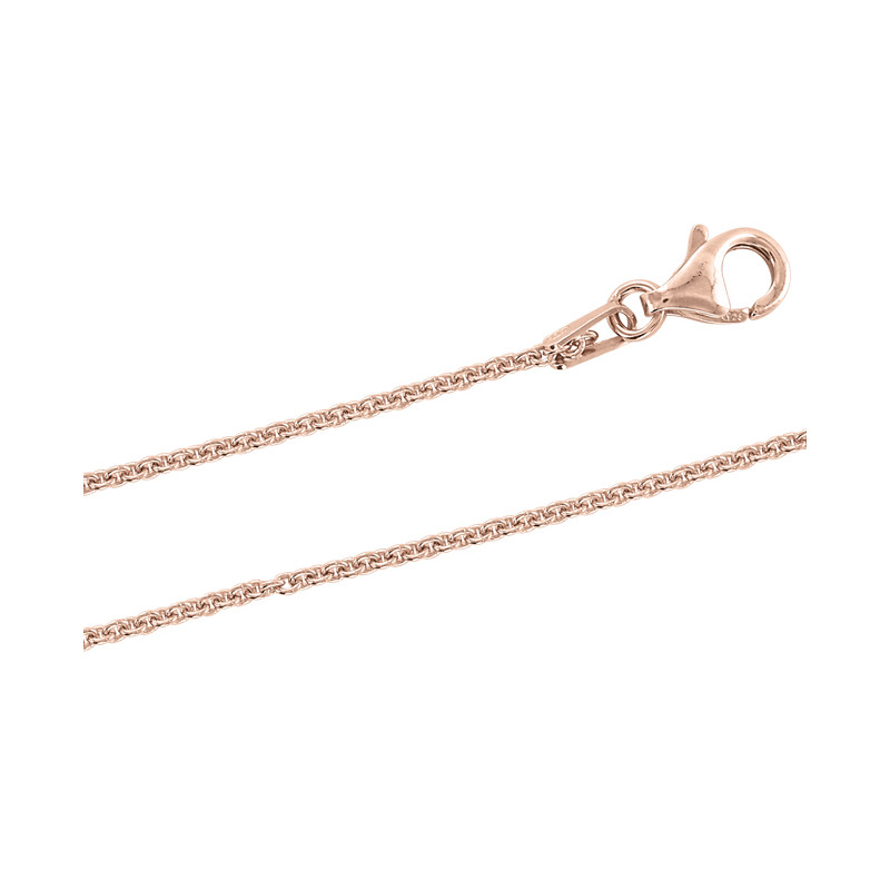 Kette aus Silber 925, rotgold vergoldet