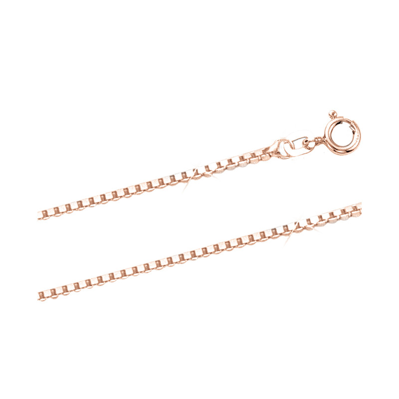 Kette aus Silber 925, rotgold vergoldet