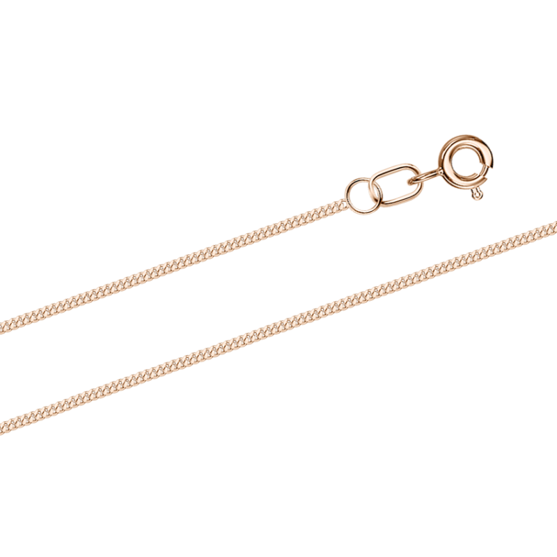 Kette aus Silber 925, rotgold vergoldet