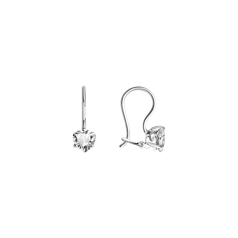 Kinder Ohrhänger aus Silber 925 mit Zirkonia