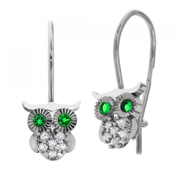Kinderohrringe aus Silber 925 mit Zirkonia