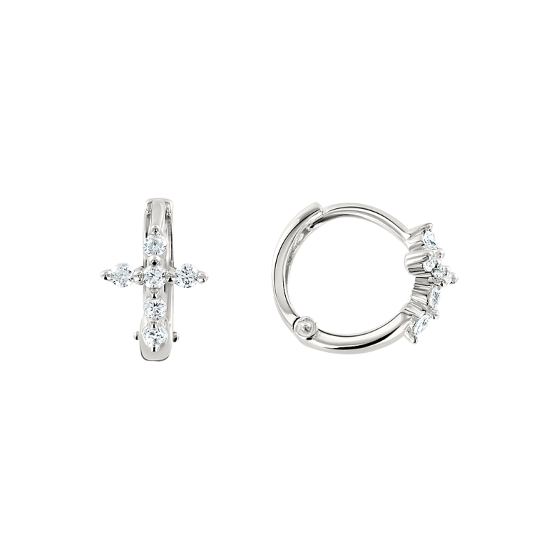 Kinderohrringe aus Silber 925 mit Zirkonia