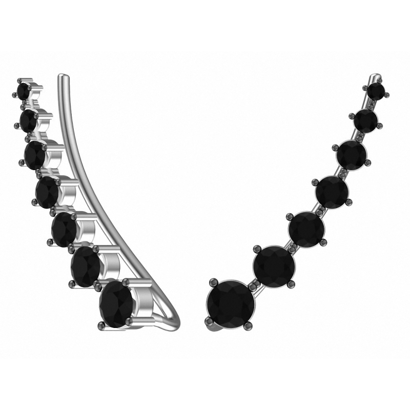 Ohrhänger aus Silber 925 mit Zirkonia