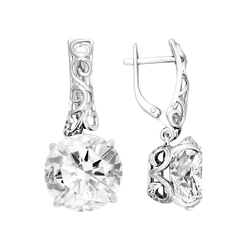 Ohrhänger aus Silber 925 mit Zirkonia
