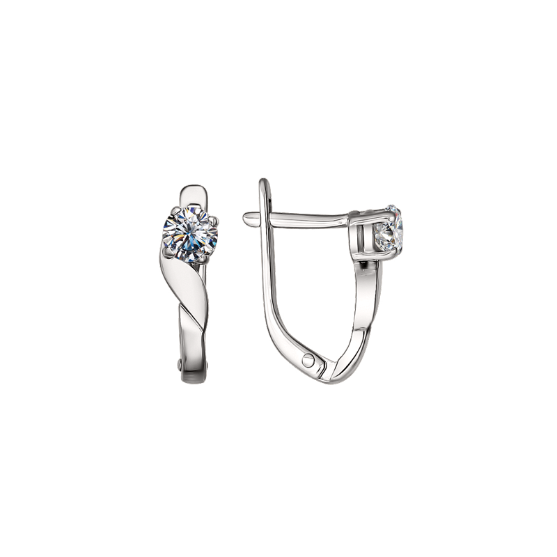 Ohrhänger aus Silber 925 mit Zirkonia