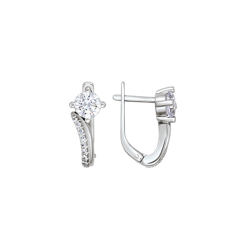 Ohrhänger aus Silber 925 mit Zirkonia