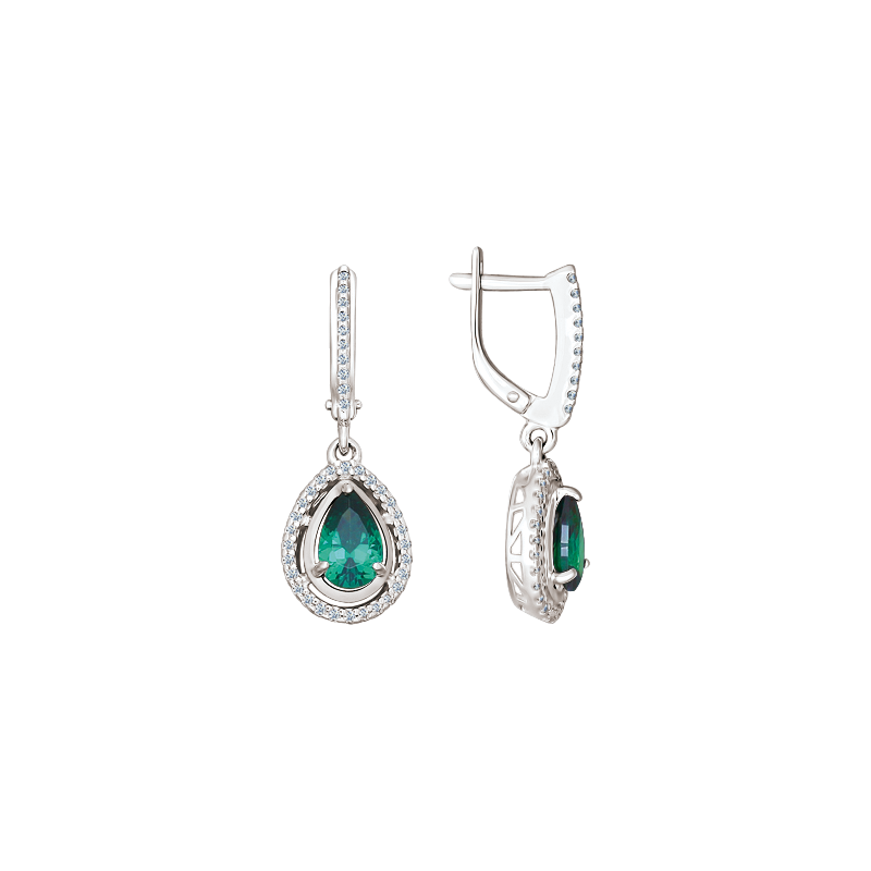 Ohrhänger aus Silber 925 mit Zirkonia