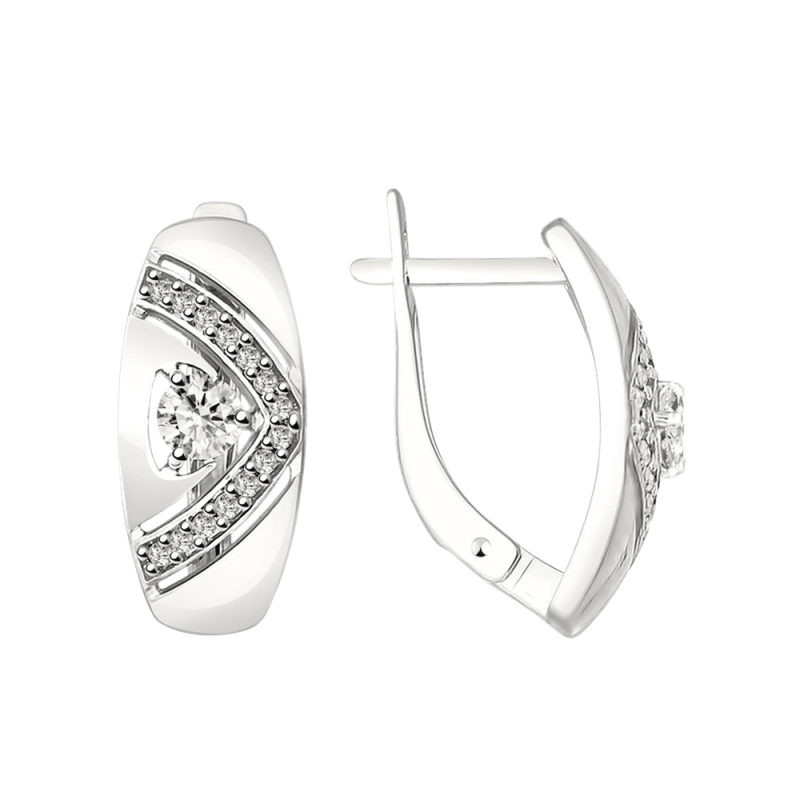 Ohrhänger aus Silber 925 mit Zirkonia