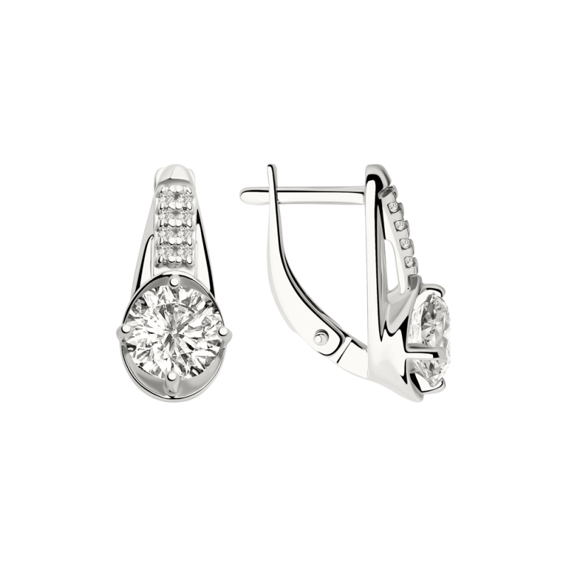 Ohrhänger aus Silber 925 mit Zirkonia