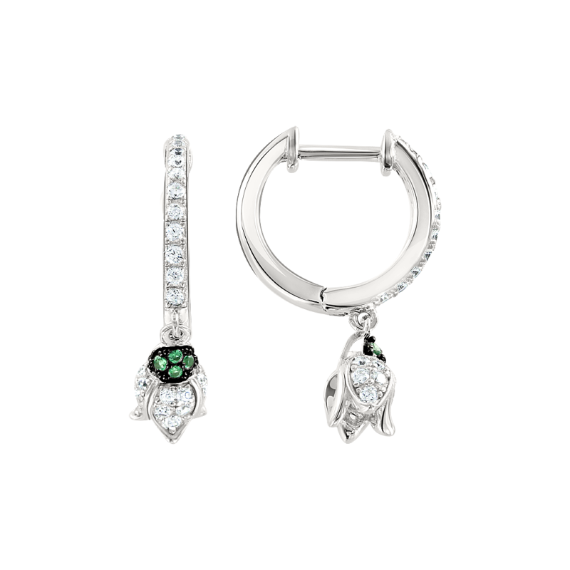 Ohrhänger aus Silber 925 mit Zirkonia