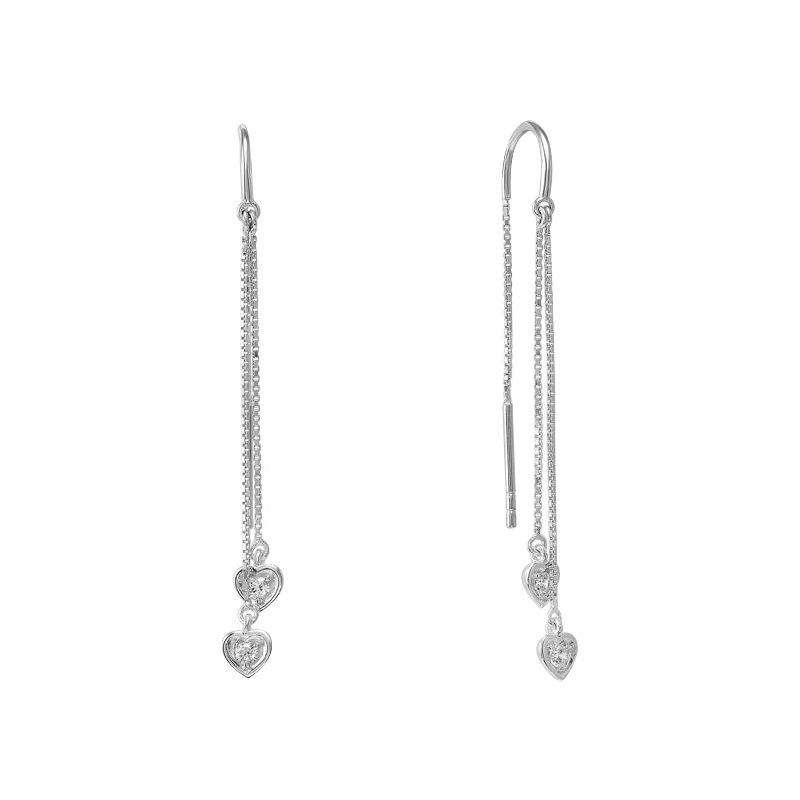 Ohrhänger aus Silber 925 mit Zirkonia