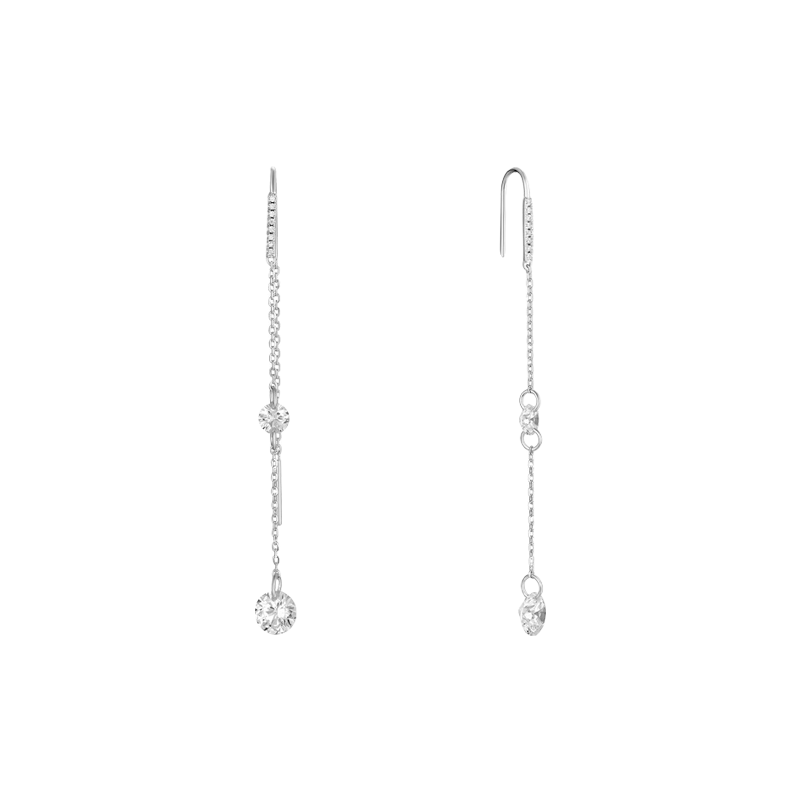 Ohrhänger aus Silber 925 mit Zirkonia