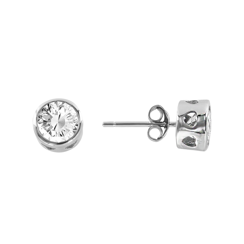 Ohrstecker aus Silber 925 mit Zirkonia