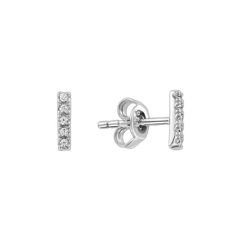 Ohrstecker aus Silber 925 mit Zirkonia