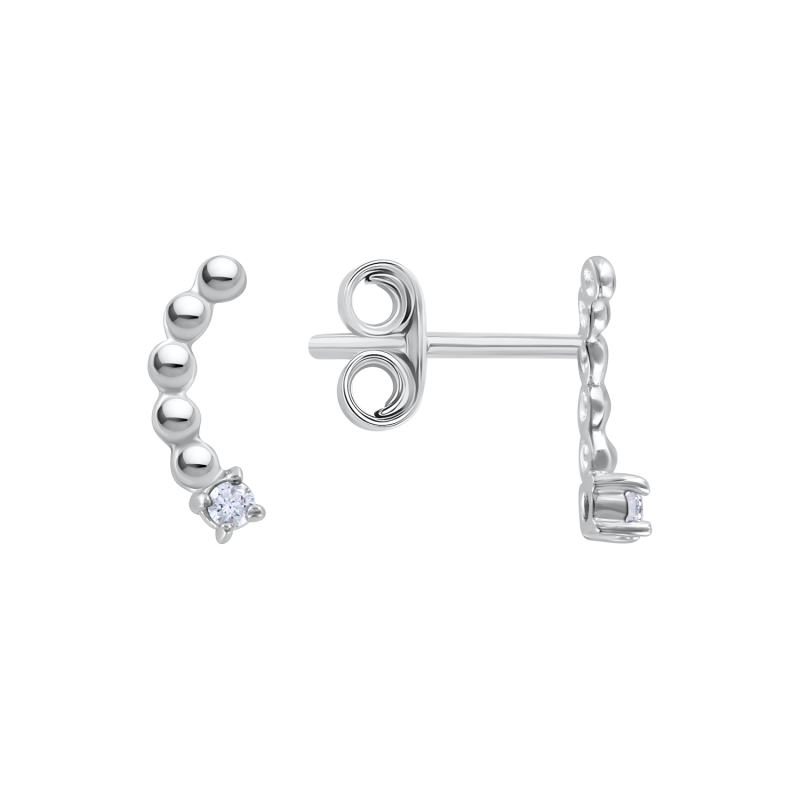 Ohrstecker aus Silber 925 mit Zirkonia