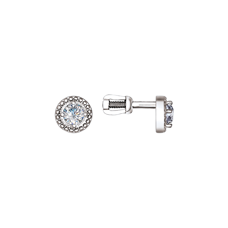 Ohrstecker aus Silber 925 mit Zirkonia