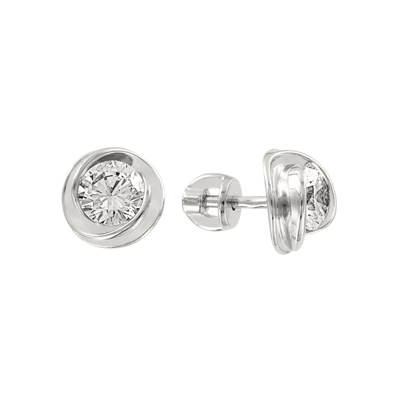 Ohrstecker aus Silber 925 mit Zirkonia