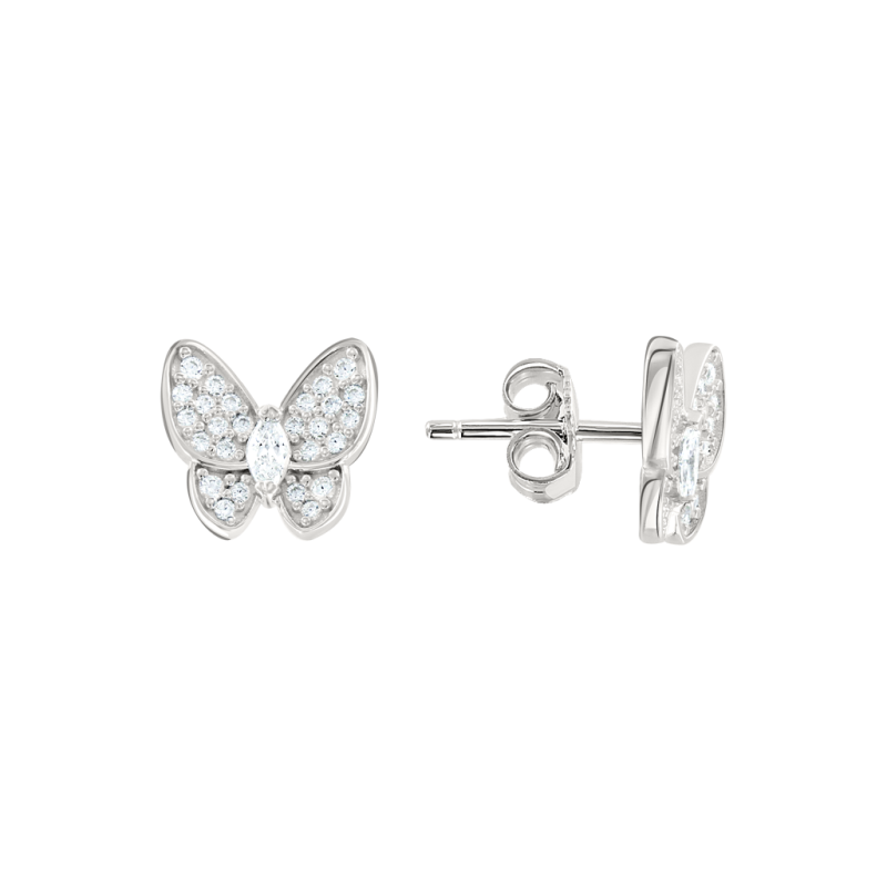 Ohrstecker aus Silber 925 mit Zirkonia