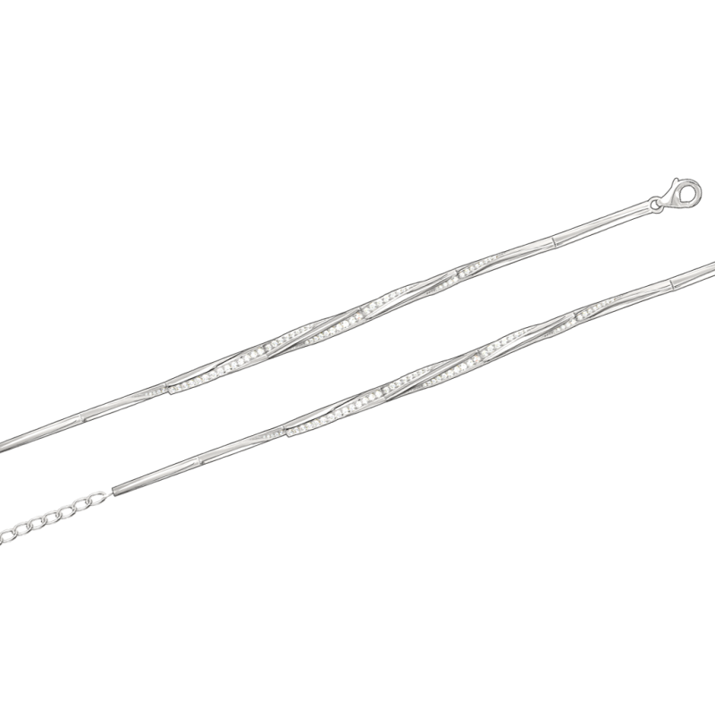 Silberarmband aus Silber 925 mit Zirkonia