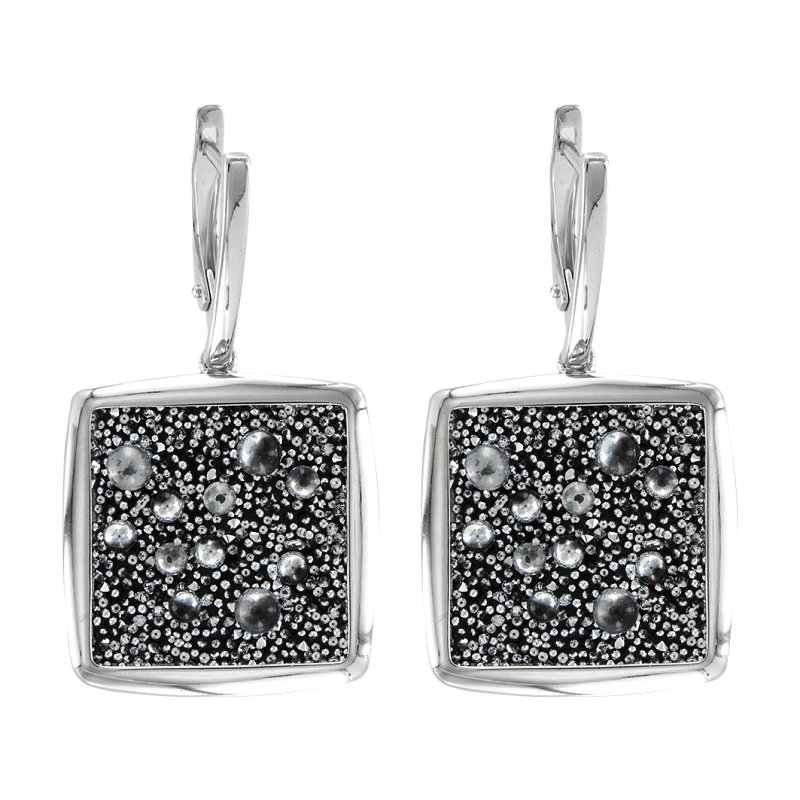 Silberohrringe aus Silber 925 mit Swarovski Kristall