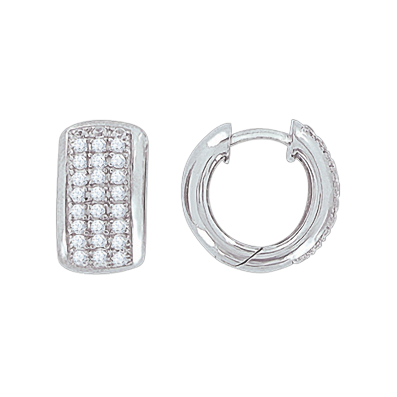 Silberohrringe aus Silber 925 mit Zirkonia