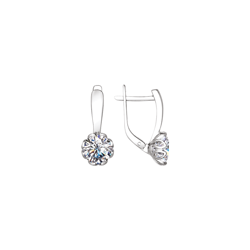 Silberohrringe aus Silber 925 mit Zirkonia
