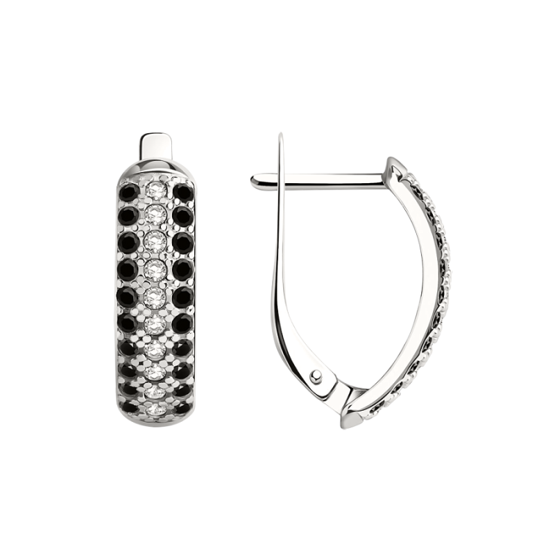 Silberohrringe aus Silber 925 mit Zirkonia