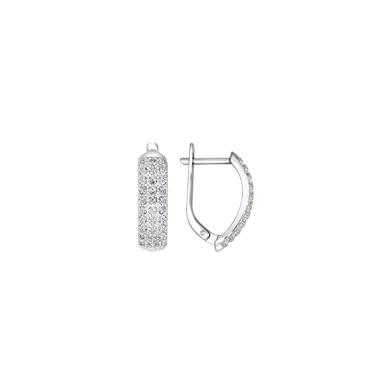 Silberohrringe aus Silber 925 mit Zirkonia