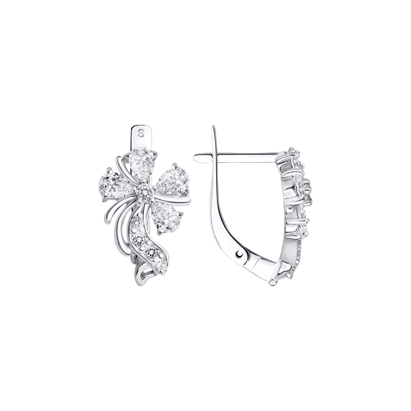 Silberohrringe aus Silber 925 mit Zirkonia