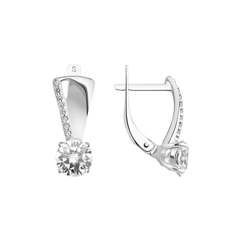 Silberohrringe aus Silber 925 mit Zirkonia