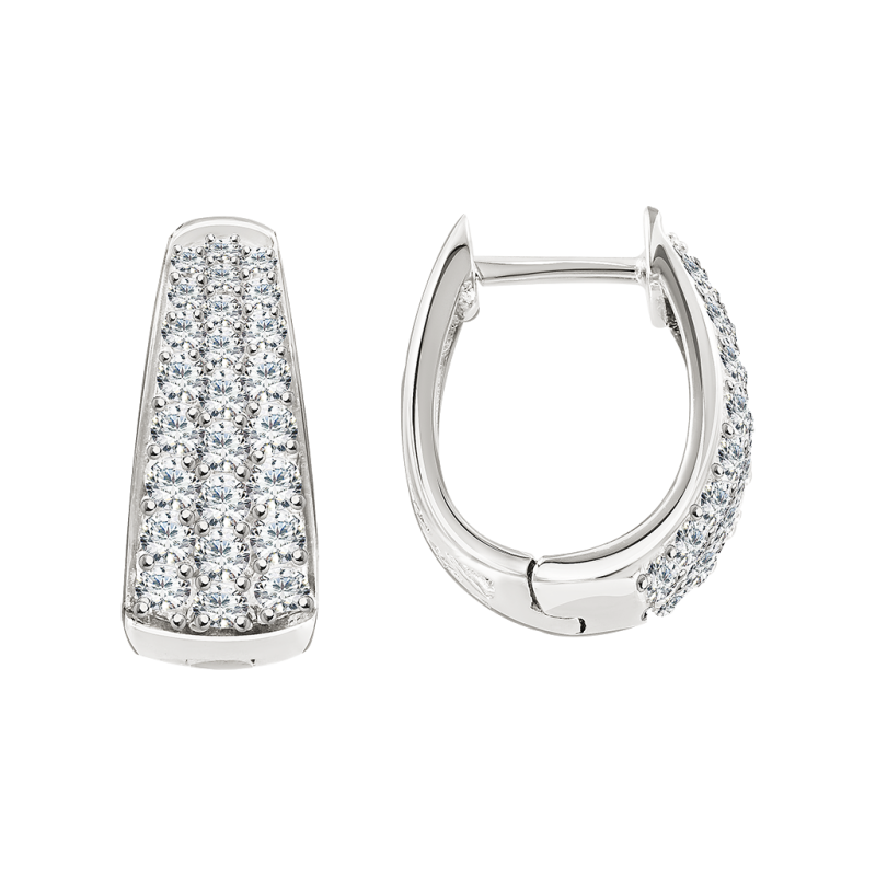 Silberohrringe aus Silber 925 mit Zirkonia