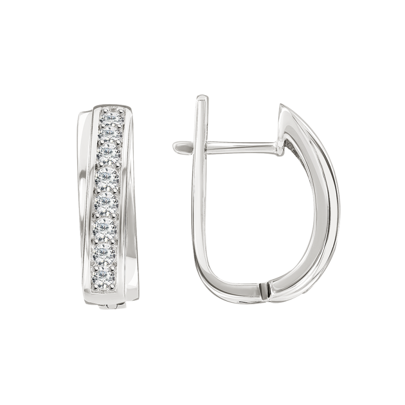 Silberohrringe aus Silber 925 mit Zirkonia