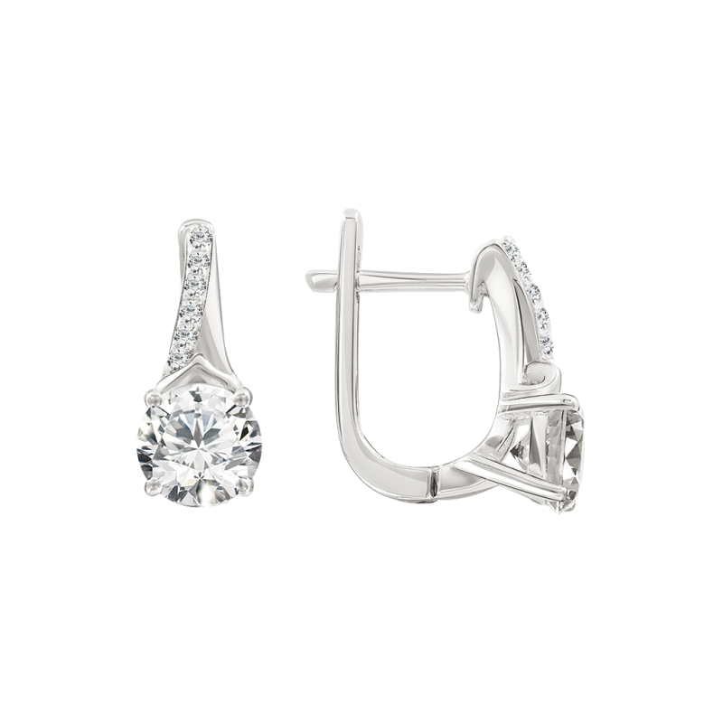 Silberohrringe aus Silber 925 mit Zirkonia