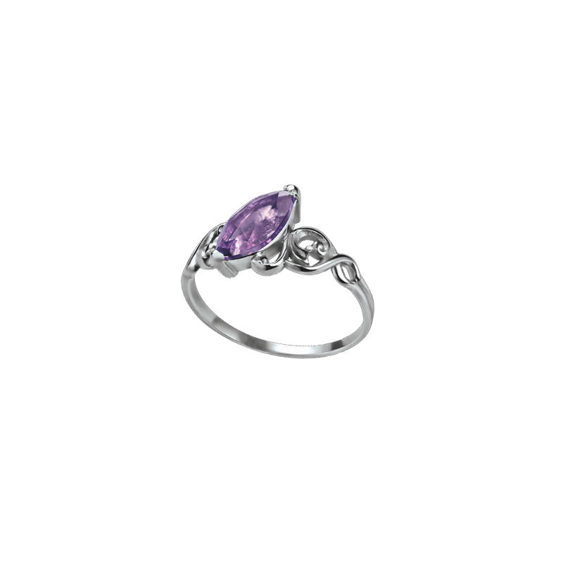 Silberring Damen aus Silber 925 mit Amethyst